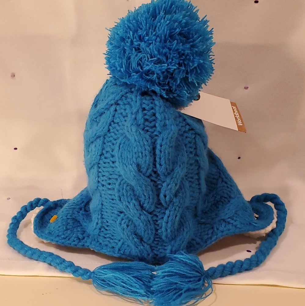 Chaos Worldbeat turquoise Beanie with ear flaps